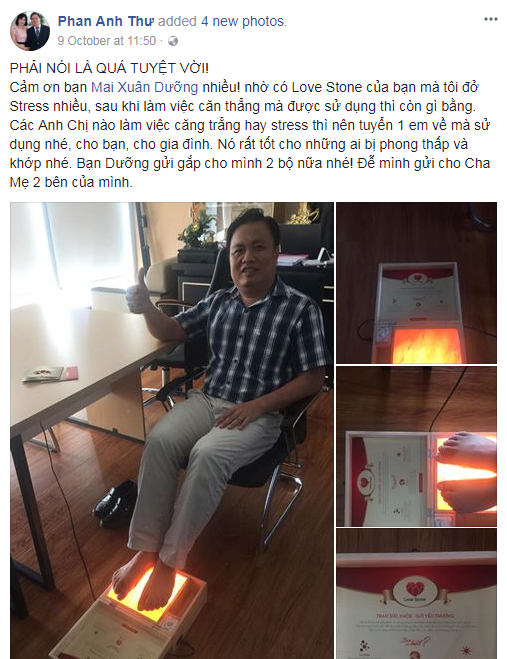 Khách hàng cảm nhận về sản phẩm của Lovestone