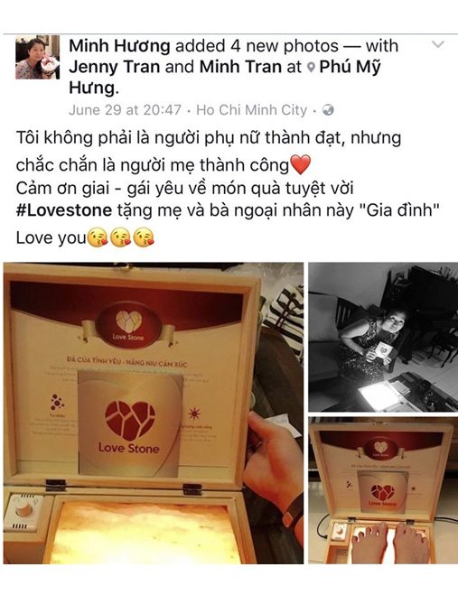 Khách hàng cảm nhận về sản phẩm của Lovestone