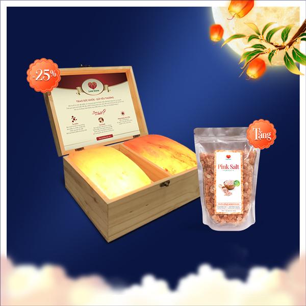 Giảm 25% sản phẩm Lovestone Magic + tặng bịch muối ng&acirc;m ch&acirc;n Himalaya