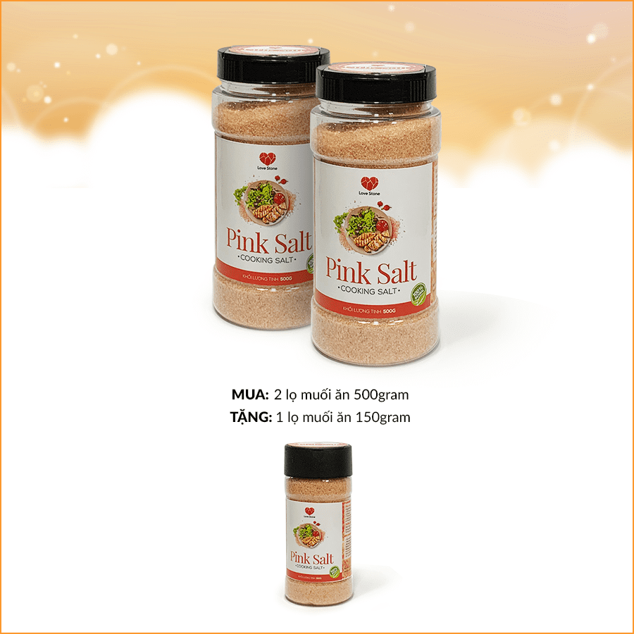 MUA 1kg muối ăn TẶNG NGAY 150g